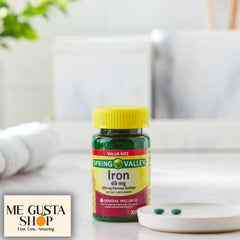 Pill organizer included with Spring Valley Iron Tablets Pack 01