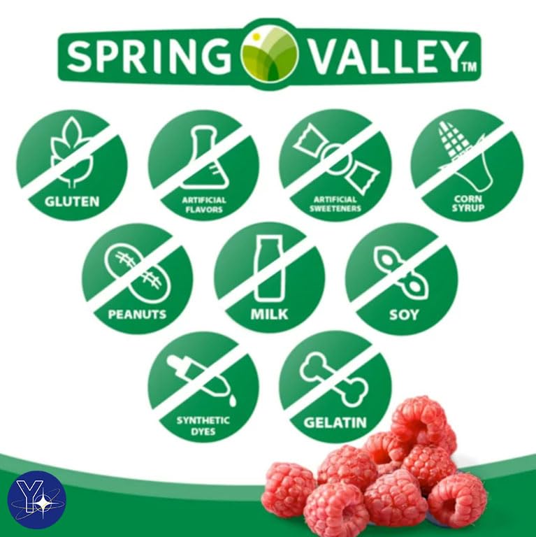 Back label showing supplement facts for Vitamin B12 Berry