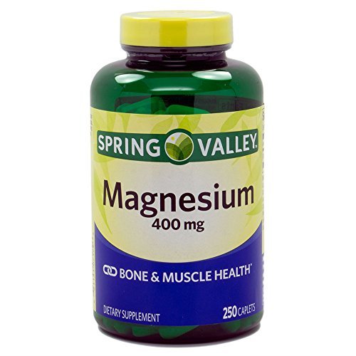 Spring Valley Magnesium 400 mg bottle with 250 tablets