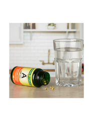 Close-up of Spring Valley Vitamin A bottle