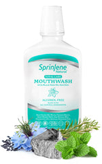 SprinJene Alcohol Free Mouthwash with Xylitol bottle