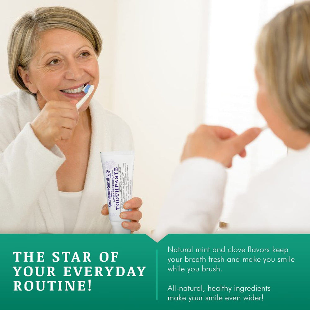 Tooth enamel strengthening and sensitivity relief