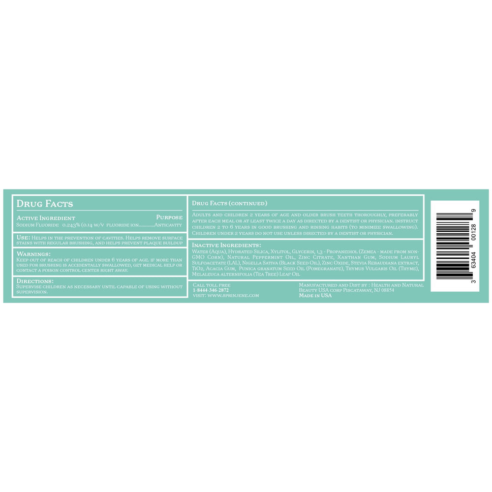 Toothpaste promoting gum health and fresh breath