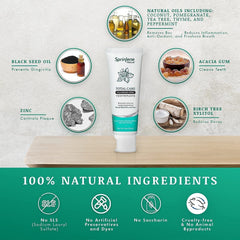 SprinJene Natural Total Care toothpaste with black seed oil and zinc ingredients