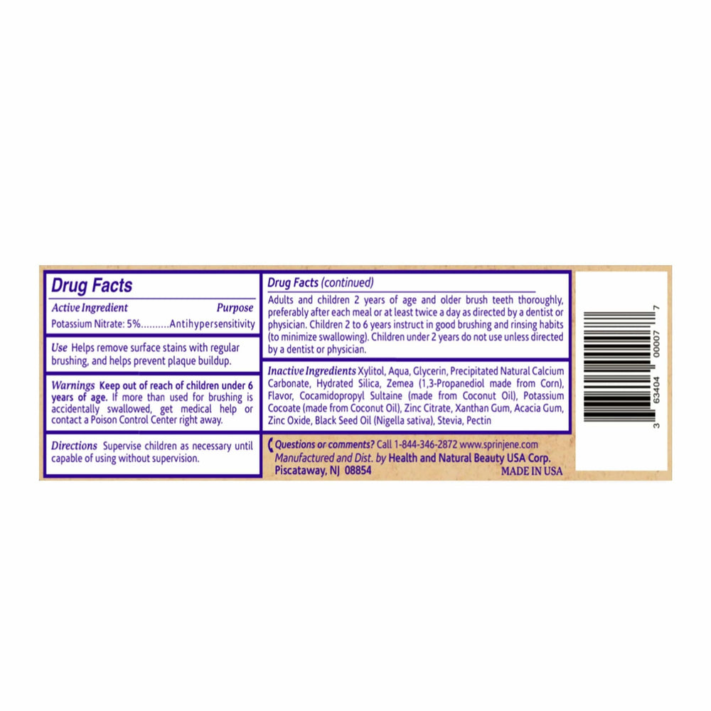 Preservative-free toothpaste packaging