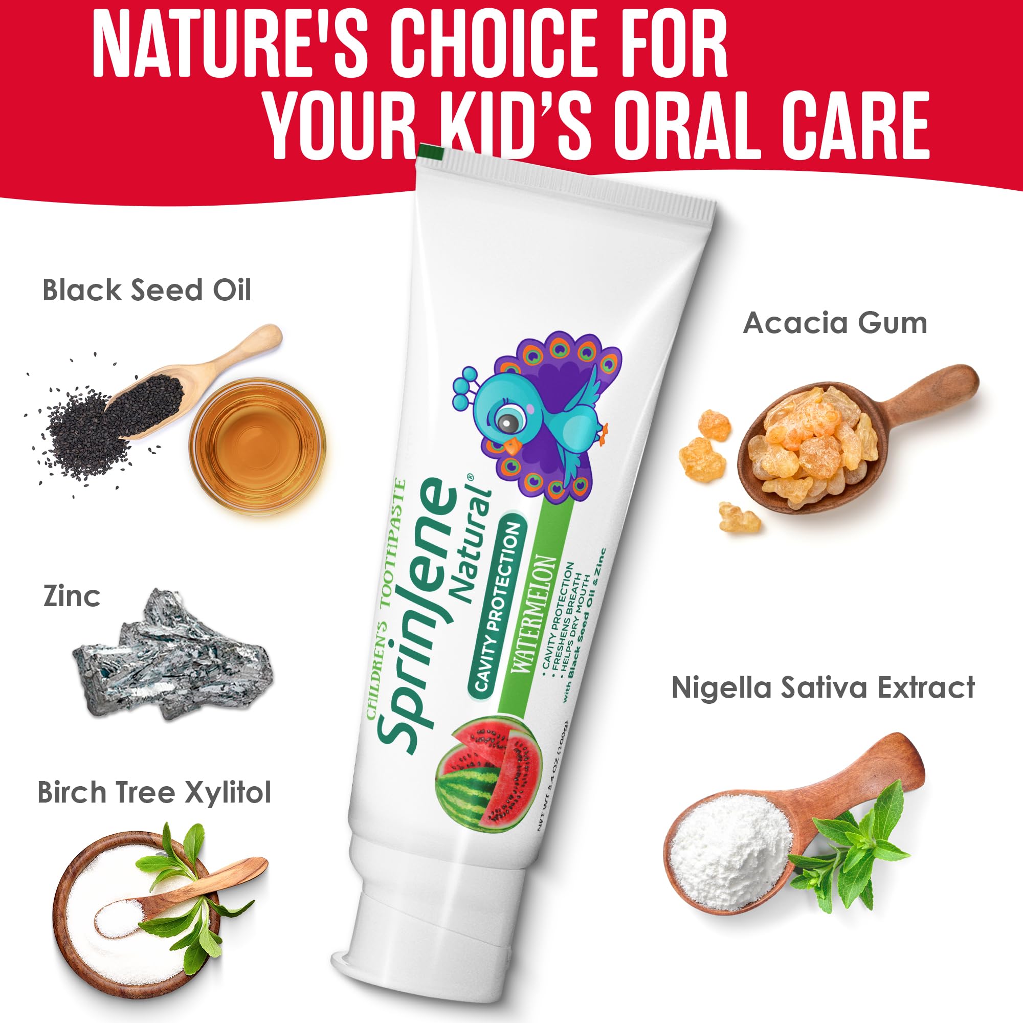 Close-up of patented black seed oil and zinc formula ingredients