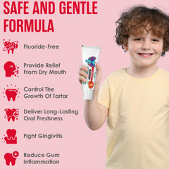 USA-made label on toothpaste packaging