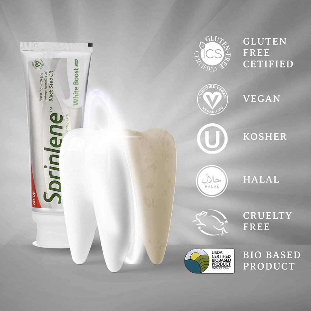 Freshening and long-lasting oral hygiene graphic on packaging