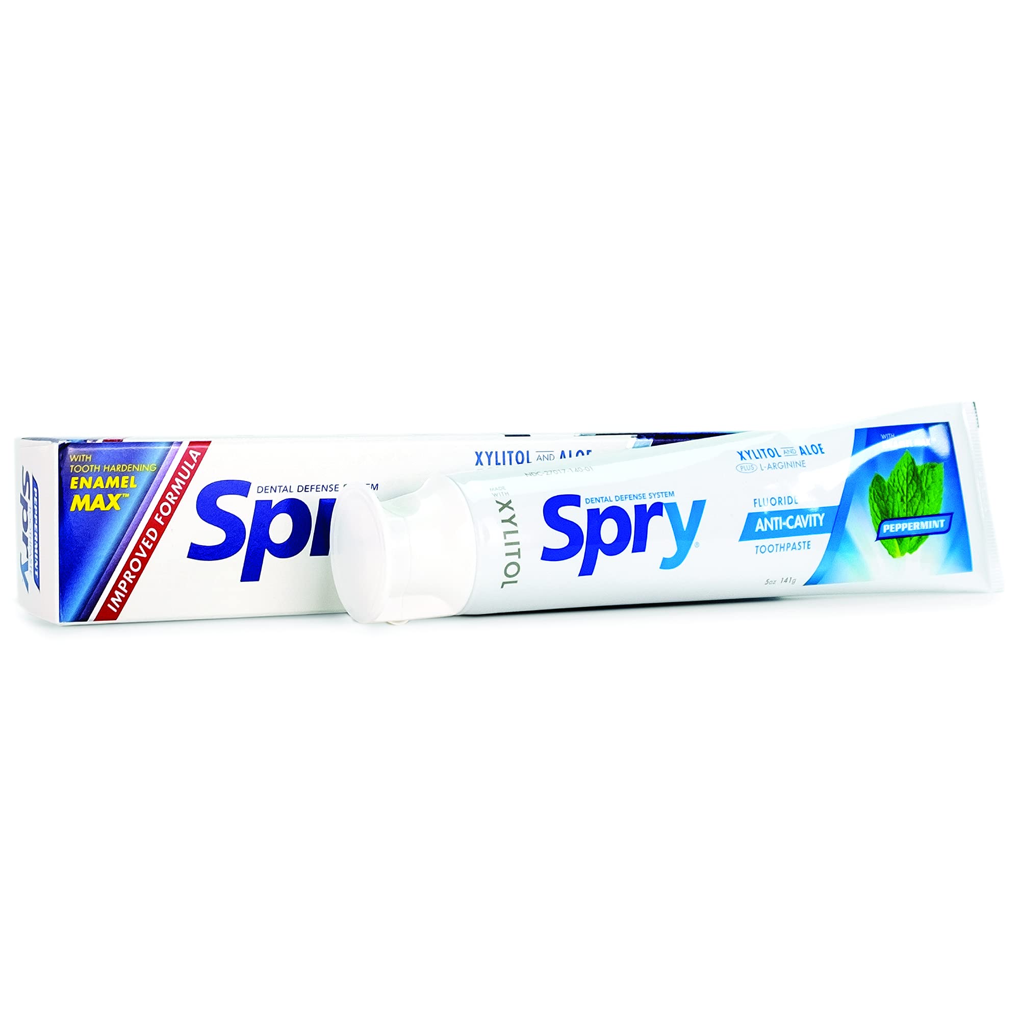 Front view of Spry Natural Xylitol Toothpaste 5oz, pack of 1.