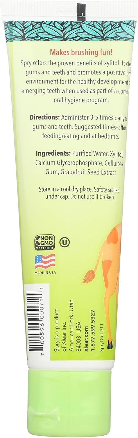 Fluoride-free Xylitol toothpaste gel for kids – Original Bubblegum flavor
