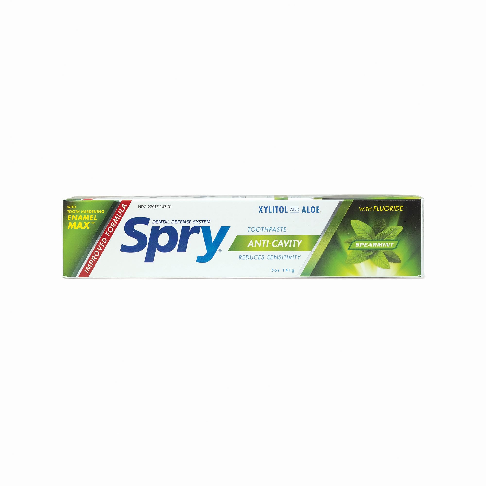 Illustration of natural ingredients xylitol aloe and spearmint