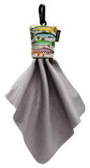 SPUDZ Classic microfiber lens cleaner with clip-on pouch (6x6 in)