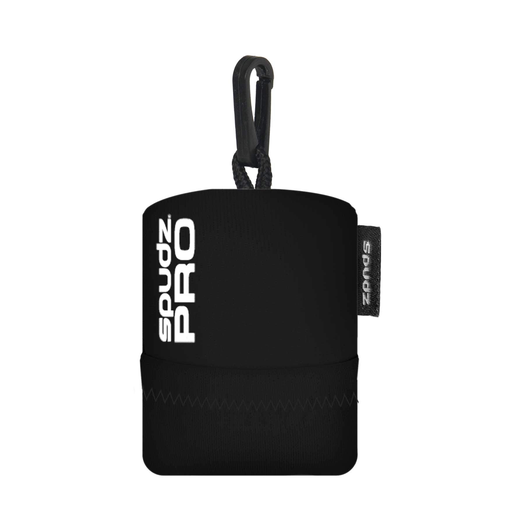 SPUDZ Pro 10x10 microfiber lens cloth with neoprene pouch