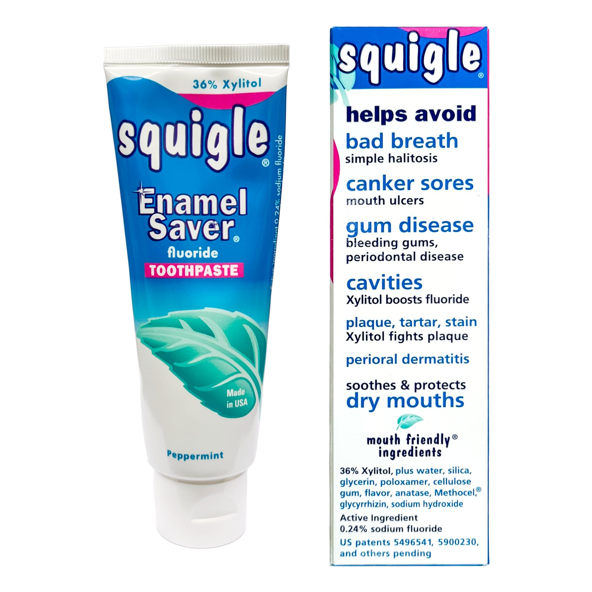 Enamel protection and fluoride illustration