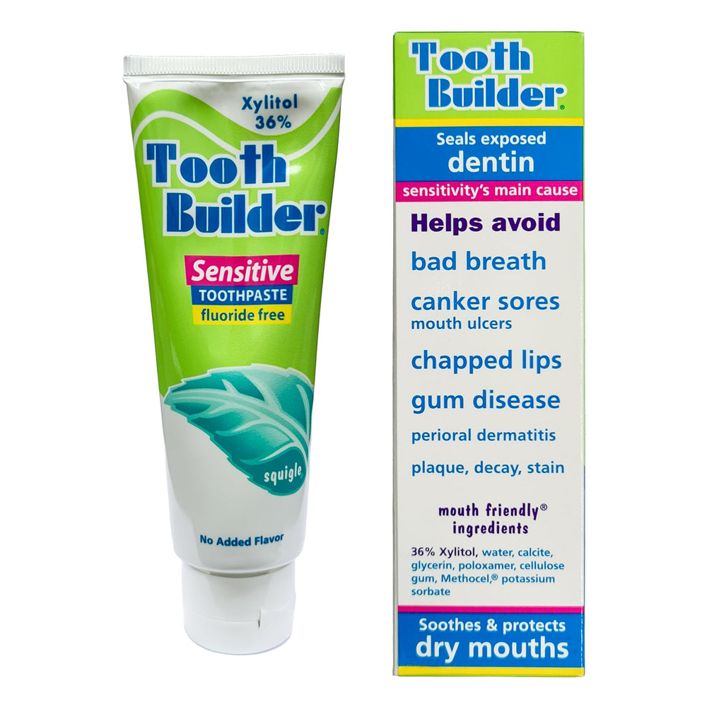 Key ingredients of Squigle Tooth Builder toothpaste