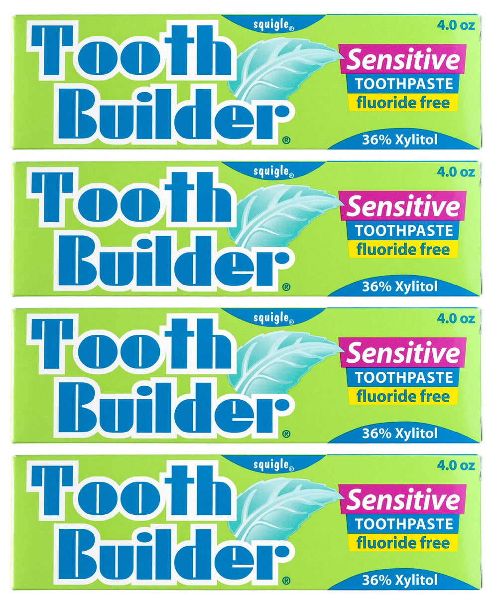 Front view of Squigle Tooth Builder SLS-Free toothpaste