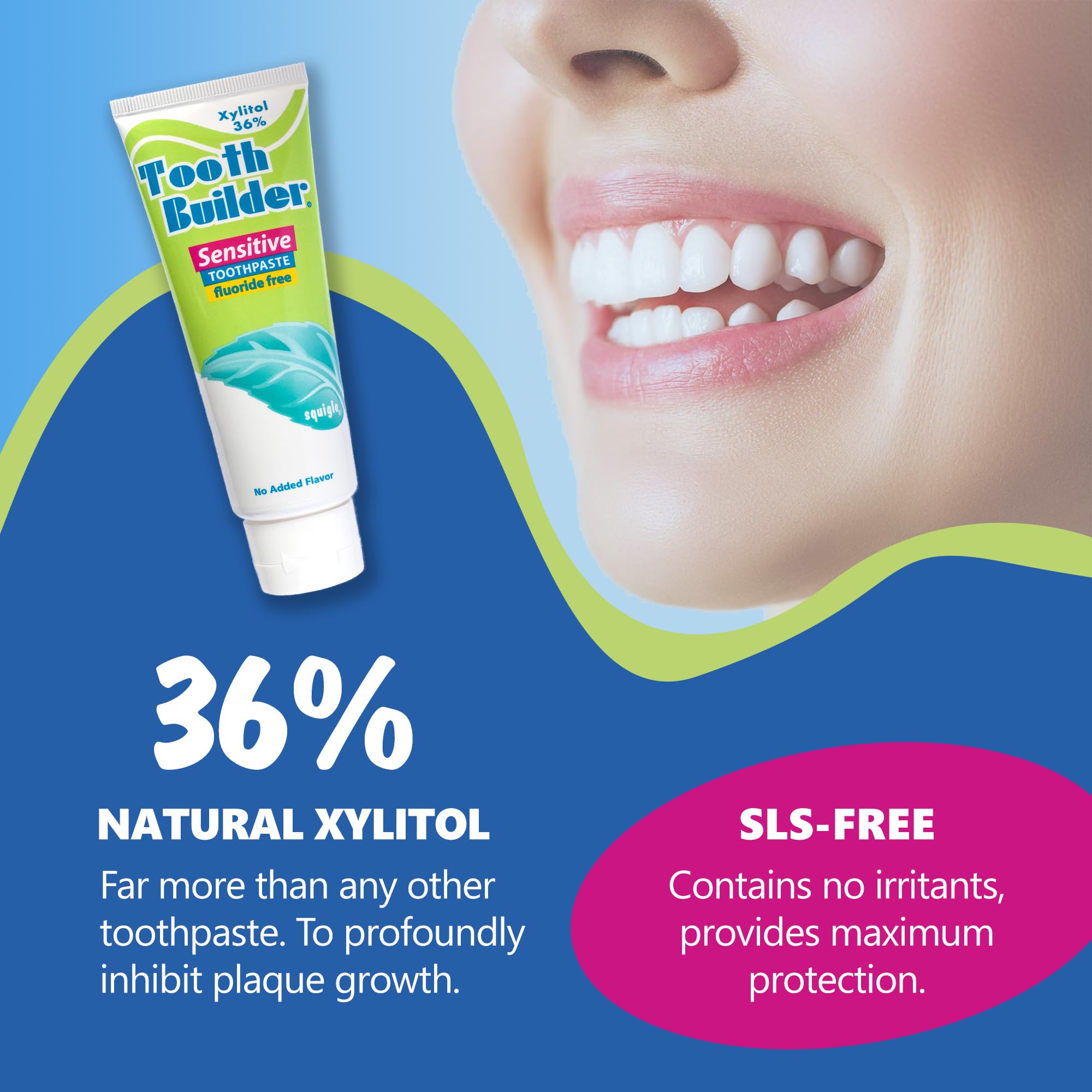 Close-up of unflavored toothpaste texture