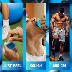 Squish pineapple flavor gummy shot ideal for refreshing pre-workout lift.