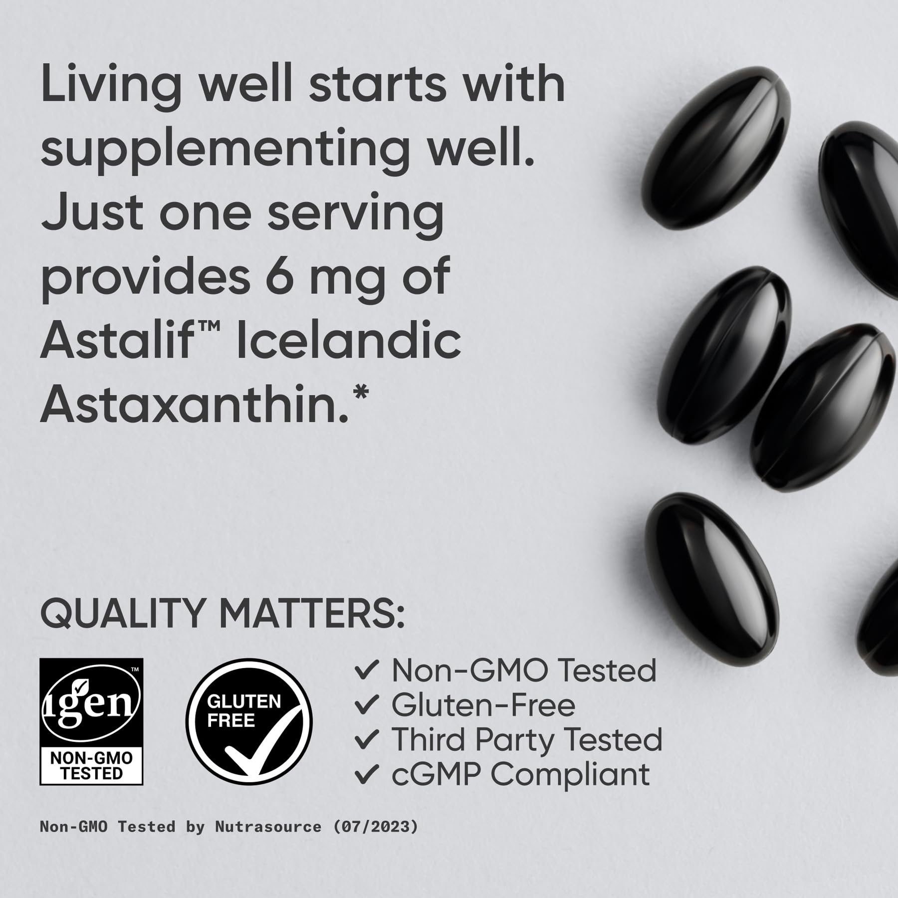Label showing Non-GMO Verified and gluten-free status