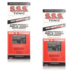 S.S.S. Tonic Iron and Vitamin B Liquid 20 oz bottle (pack of 2)
