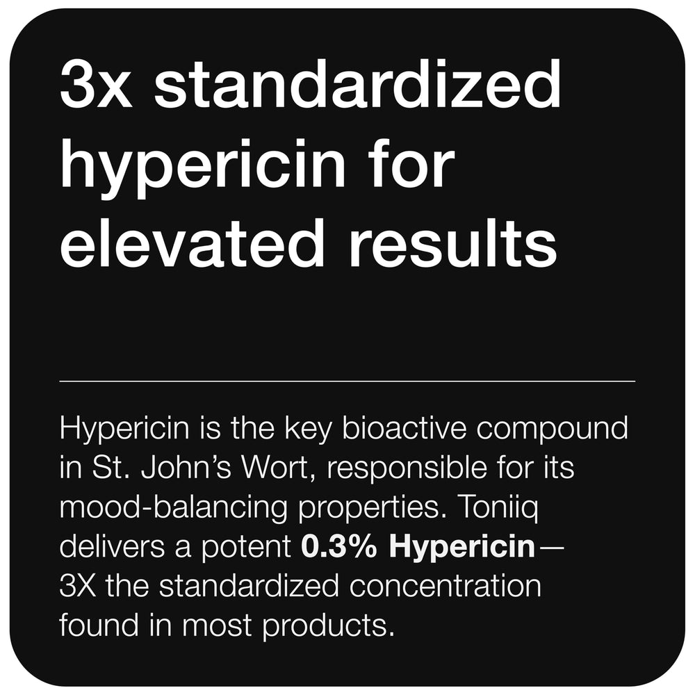 Close-up of the St. John's Wort capsule bottle with 7x extract