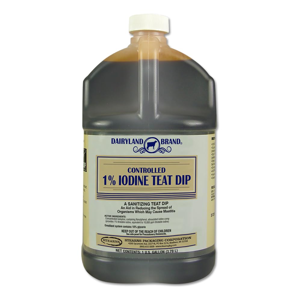 Stearns ST0201-DB-TL31 Gallon 1% Iodine Teat Dip