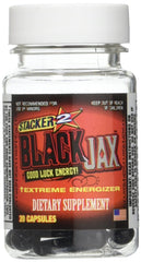 Stacker 2 Black Jax bottle with capsules