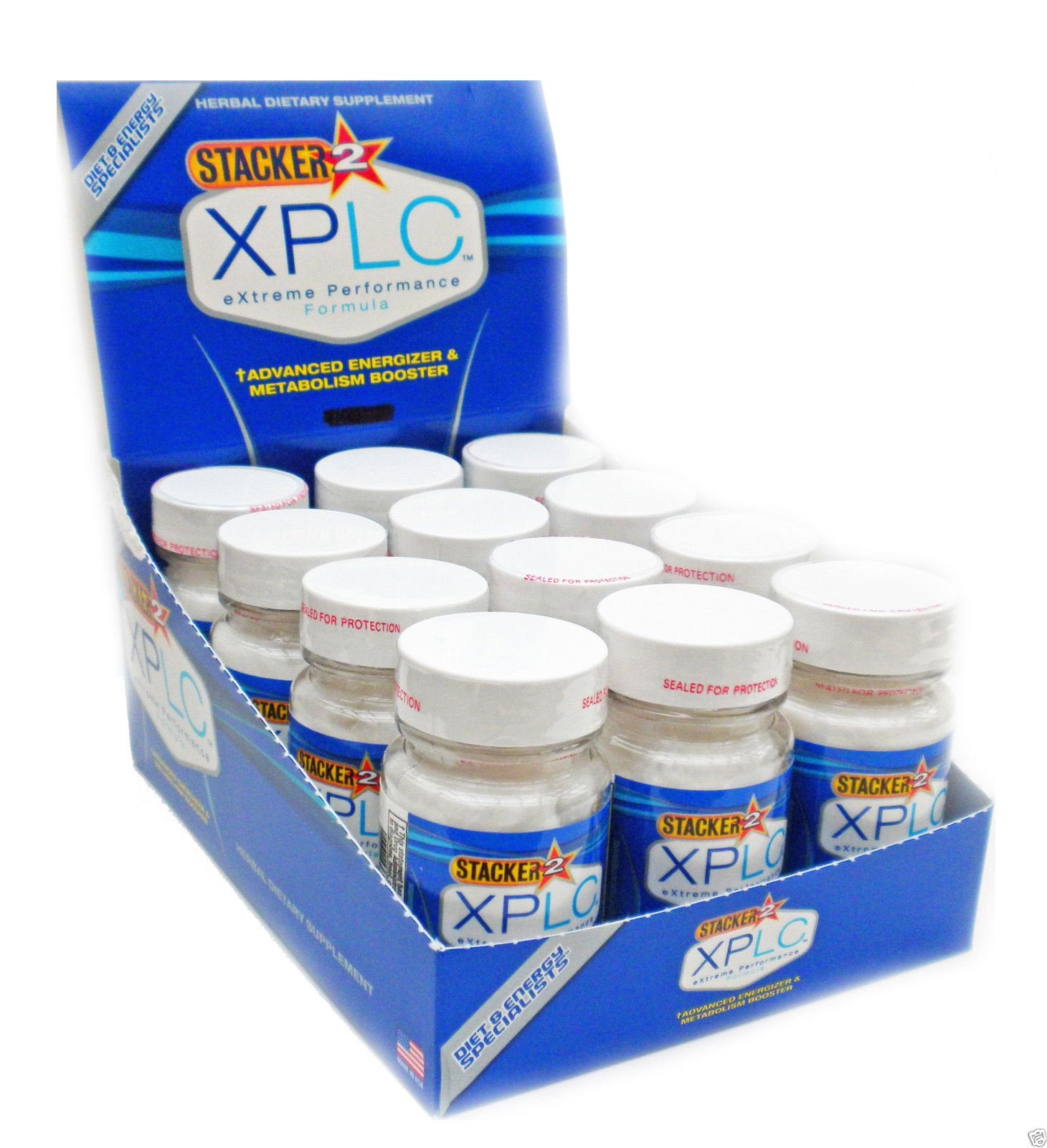 Stacker 2 XPLC Carton with 12 Bottles (240 capsules)