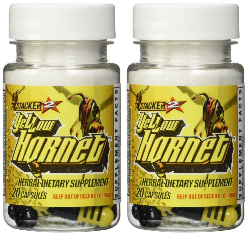 Stacker 2 Yellow Hornet Ephedra Free - 2 Bottles hero image