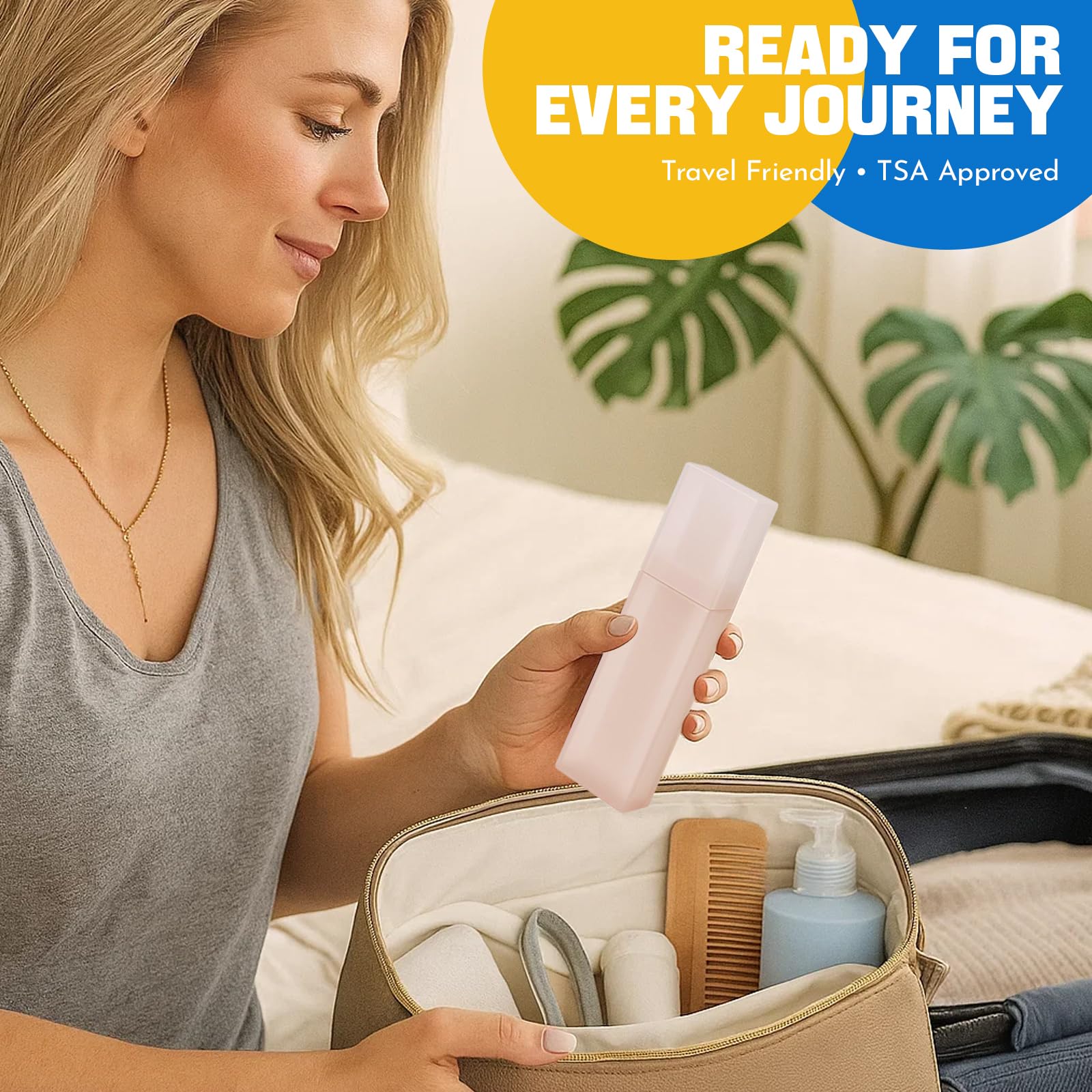 All-in-one oral hygiene kit laid out for daily use