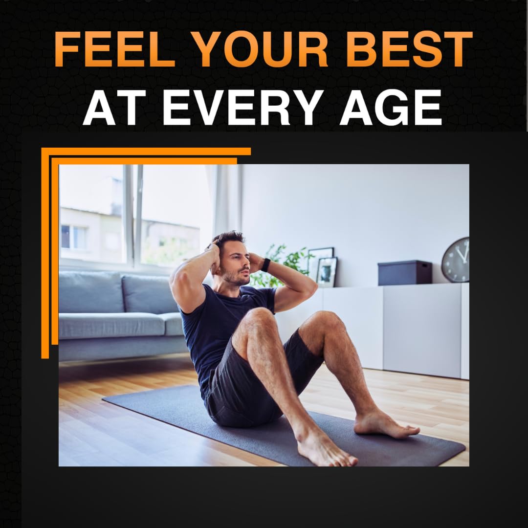 Man taking Stamen Male Wellness Supplement for daily health