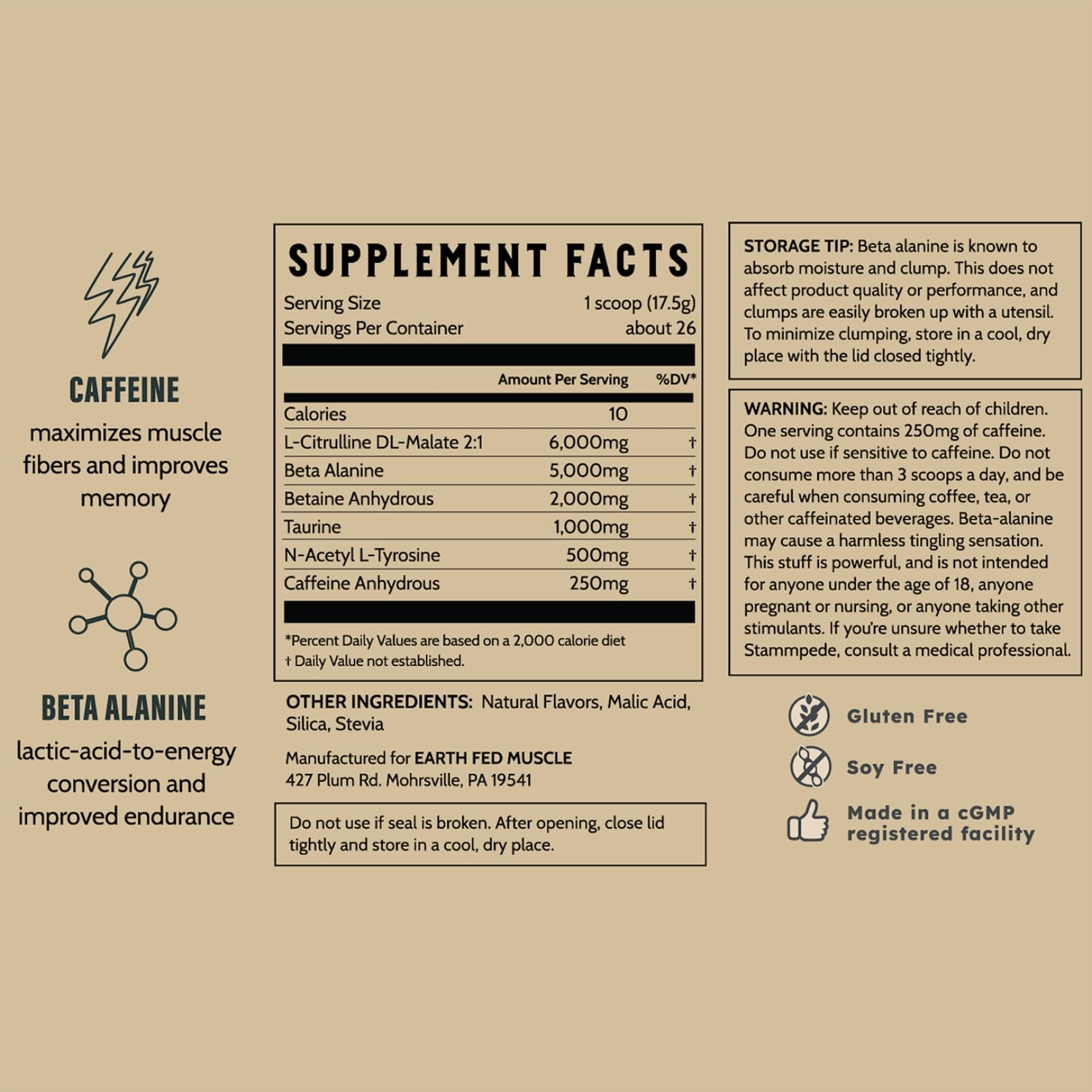 Pack shot showing 26 servings per container