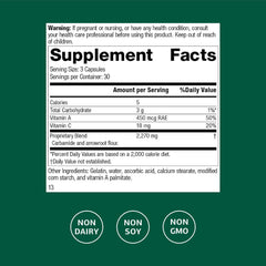 Gluten-free kidney support supplement bottle with label
