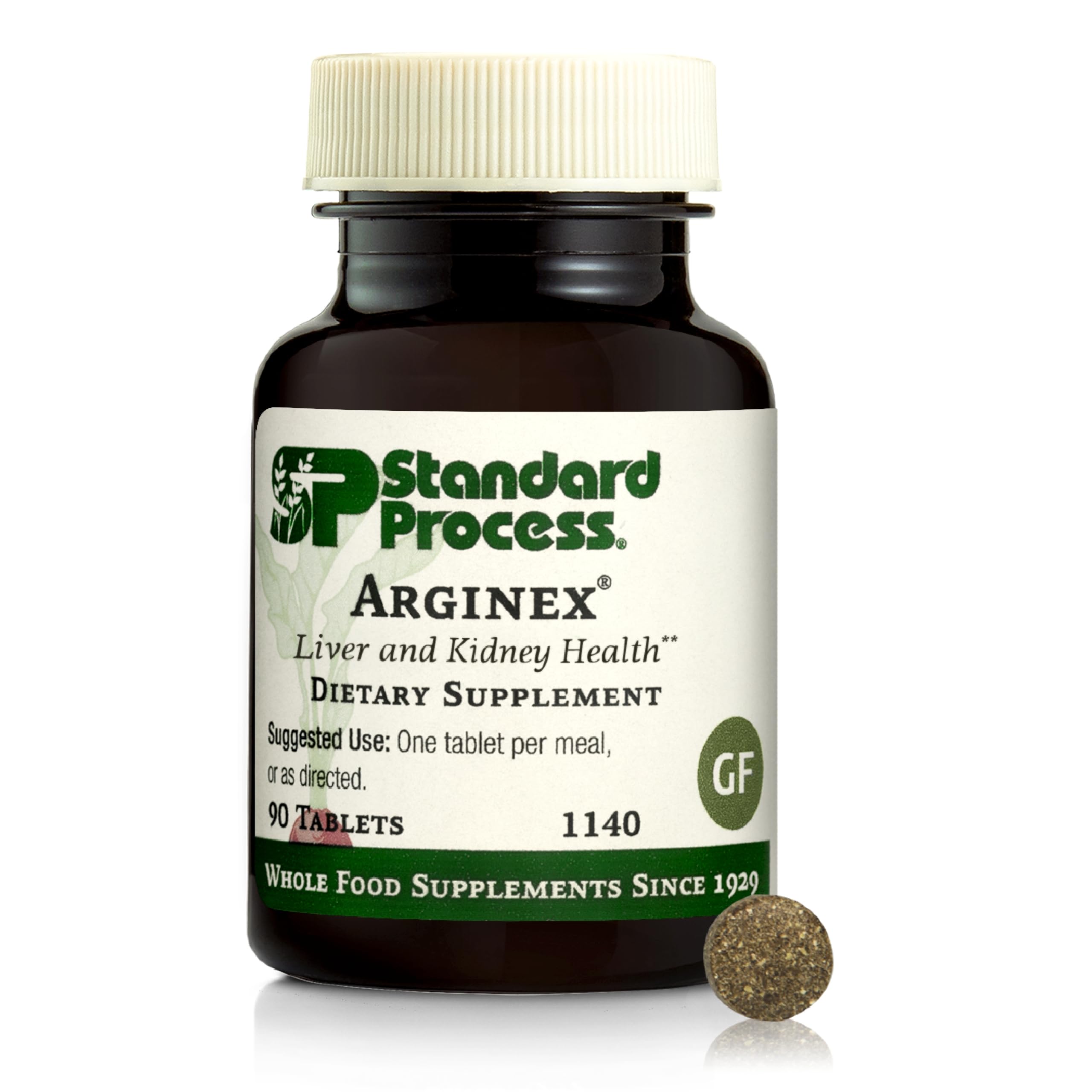 Standard Process Arginex bottle and label