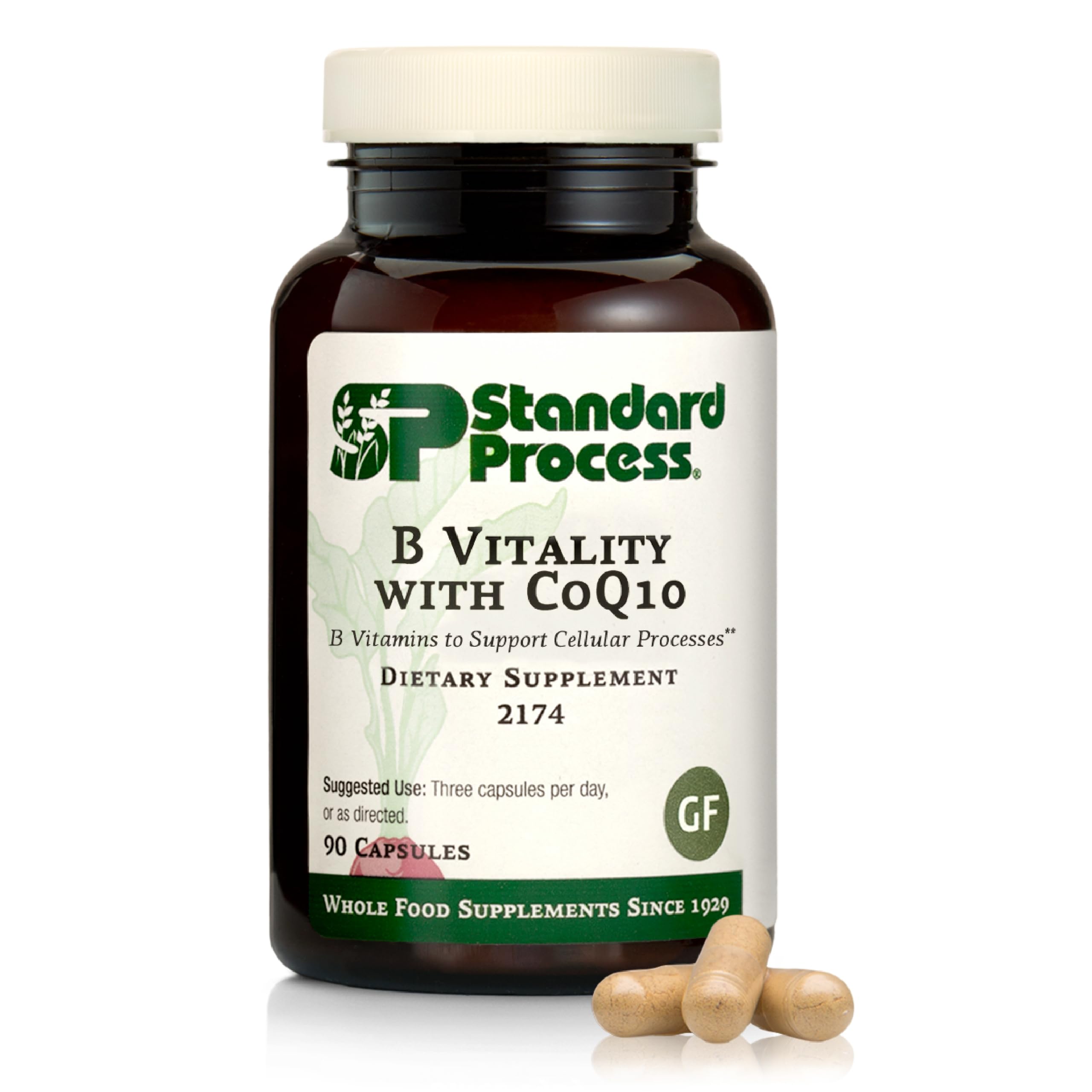 Standard Process B Vitality with CoQ10 bottle front view
