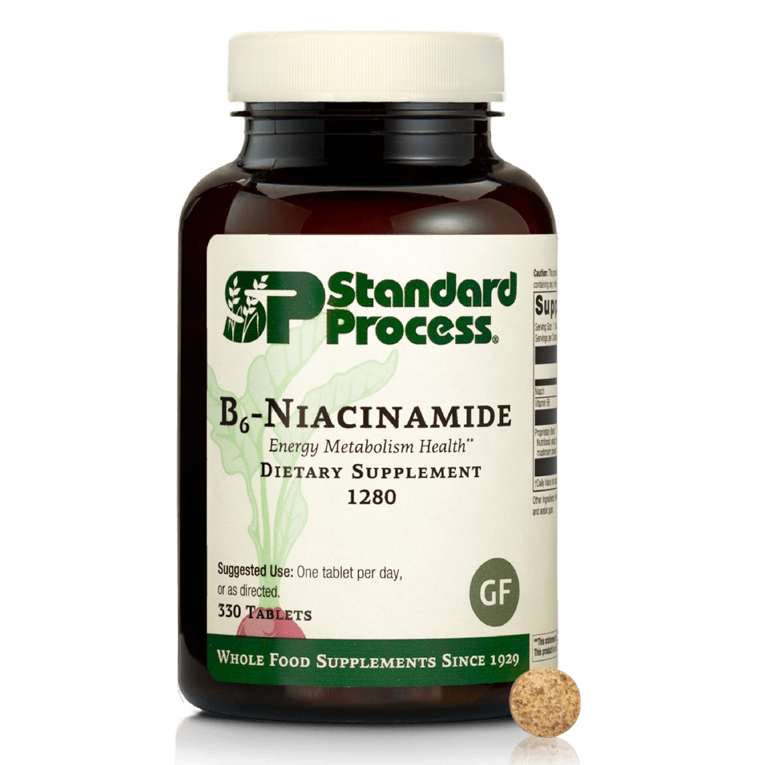 Standard Process B6-Niacinamide 90-tablet bottle
