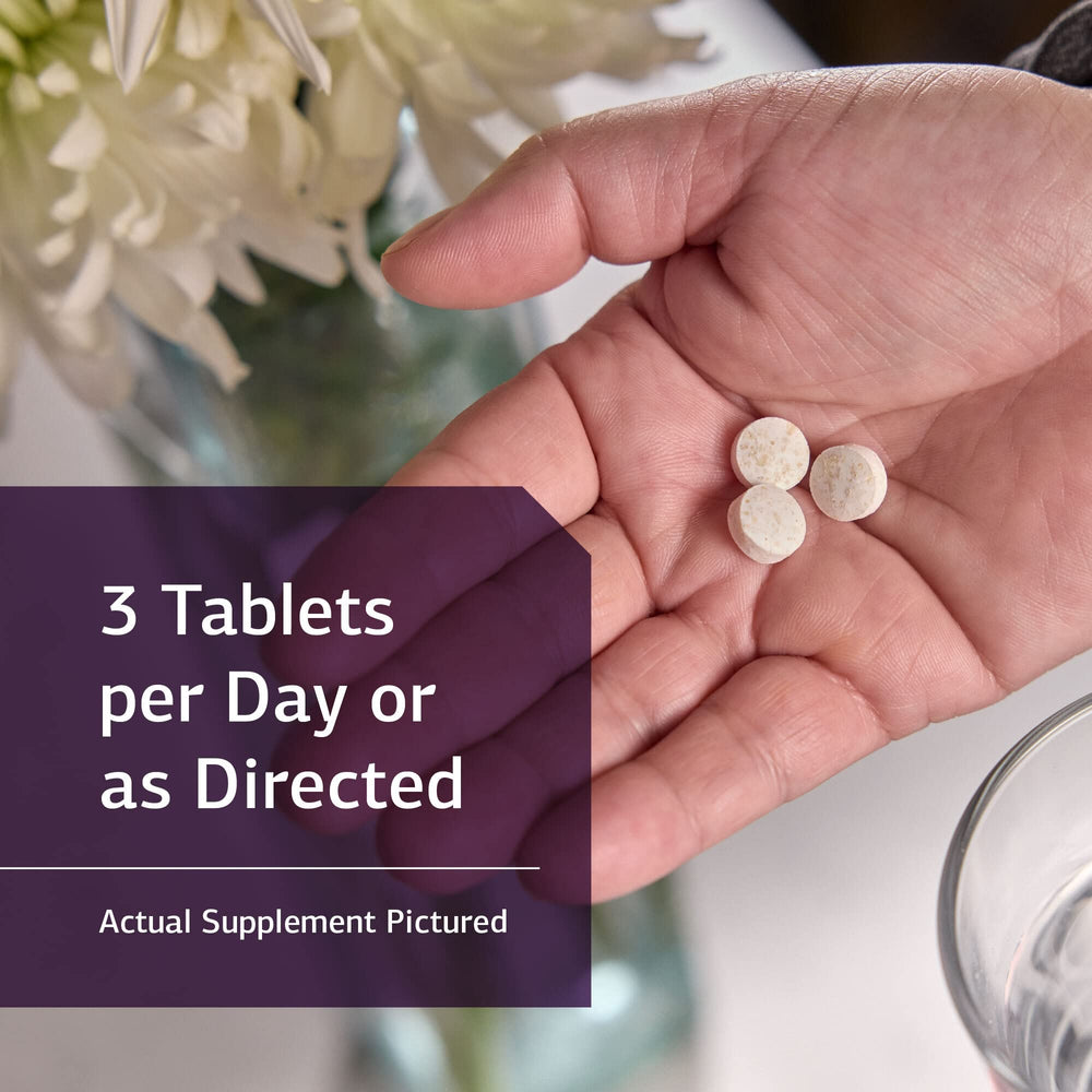 Bottle front showing 90 tablets for Cal-Ma Plus