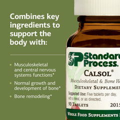Illustration of non-animal calcium and phosphorus sources used in Calsol