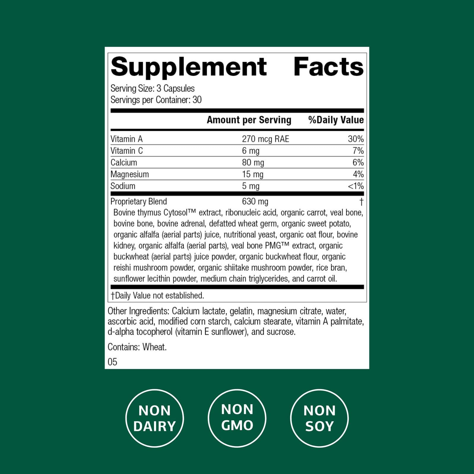 Congaplex product label close-up