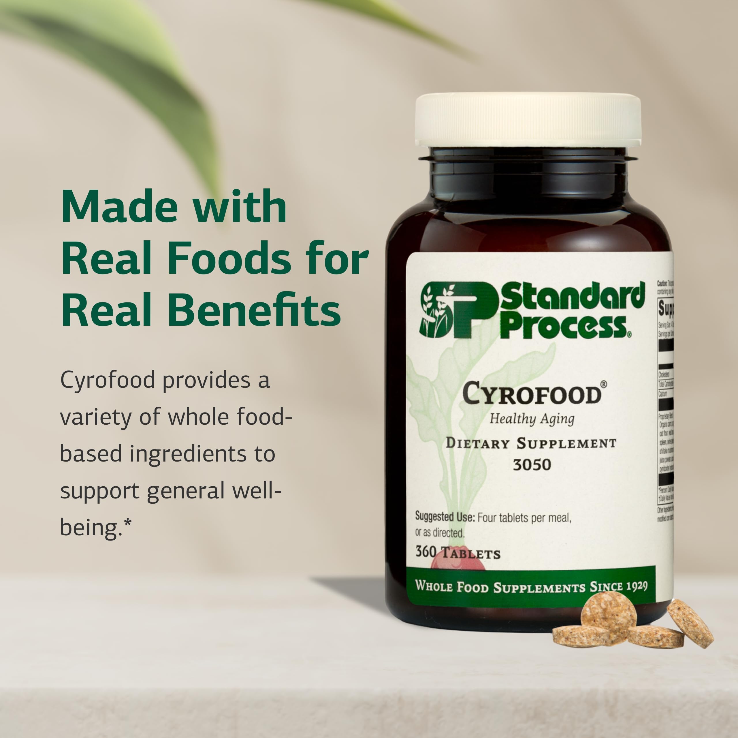 Cyrofood packaging highlighting whole food-based ingredients