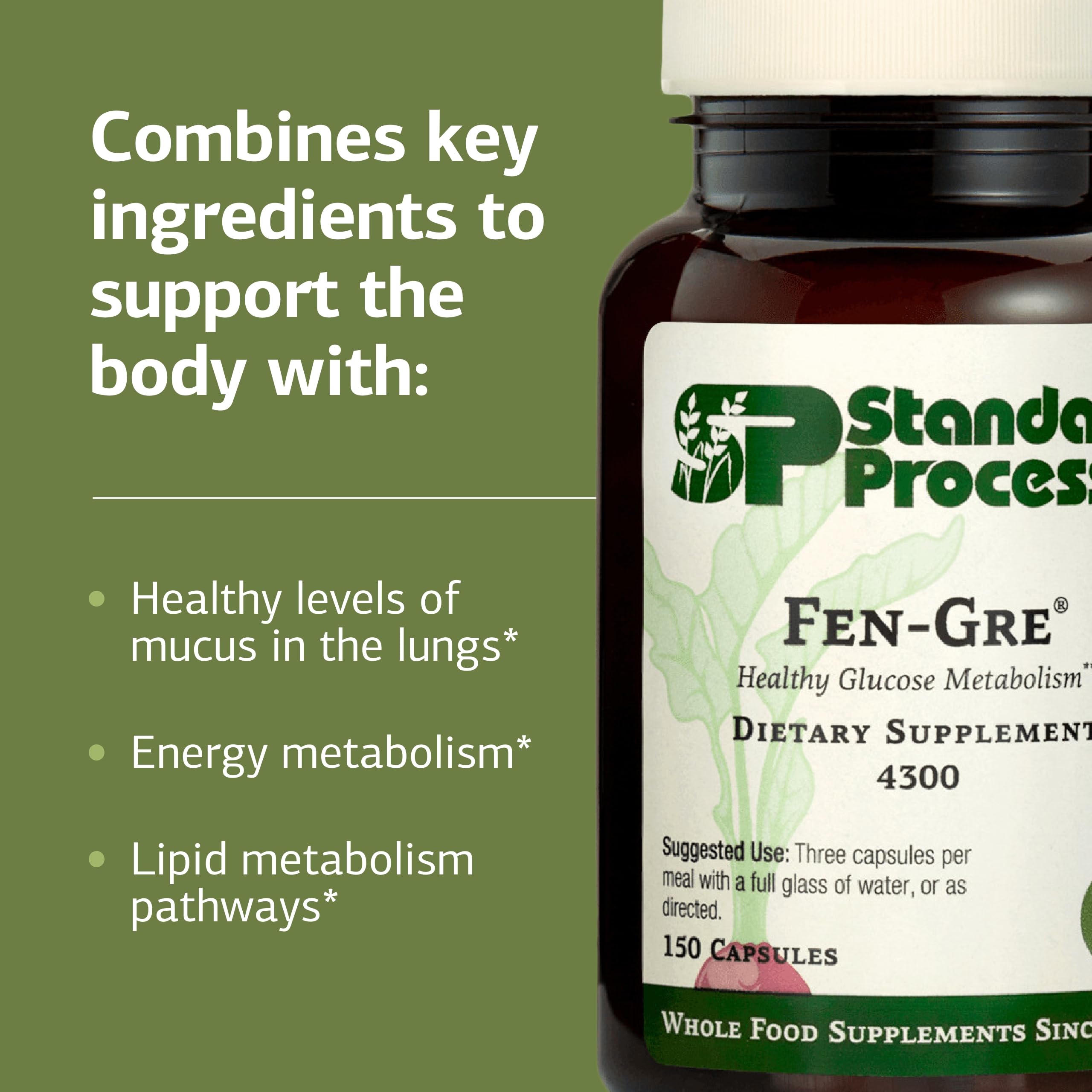 Gluten-free, non-dairy, non-soy icons on Fen-Gre label