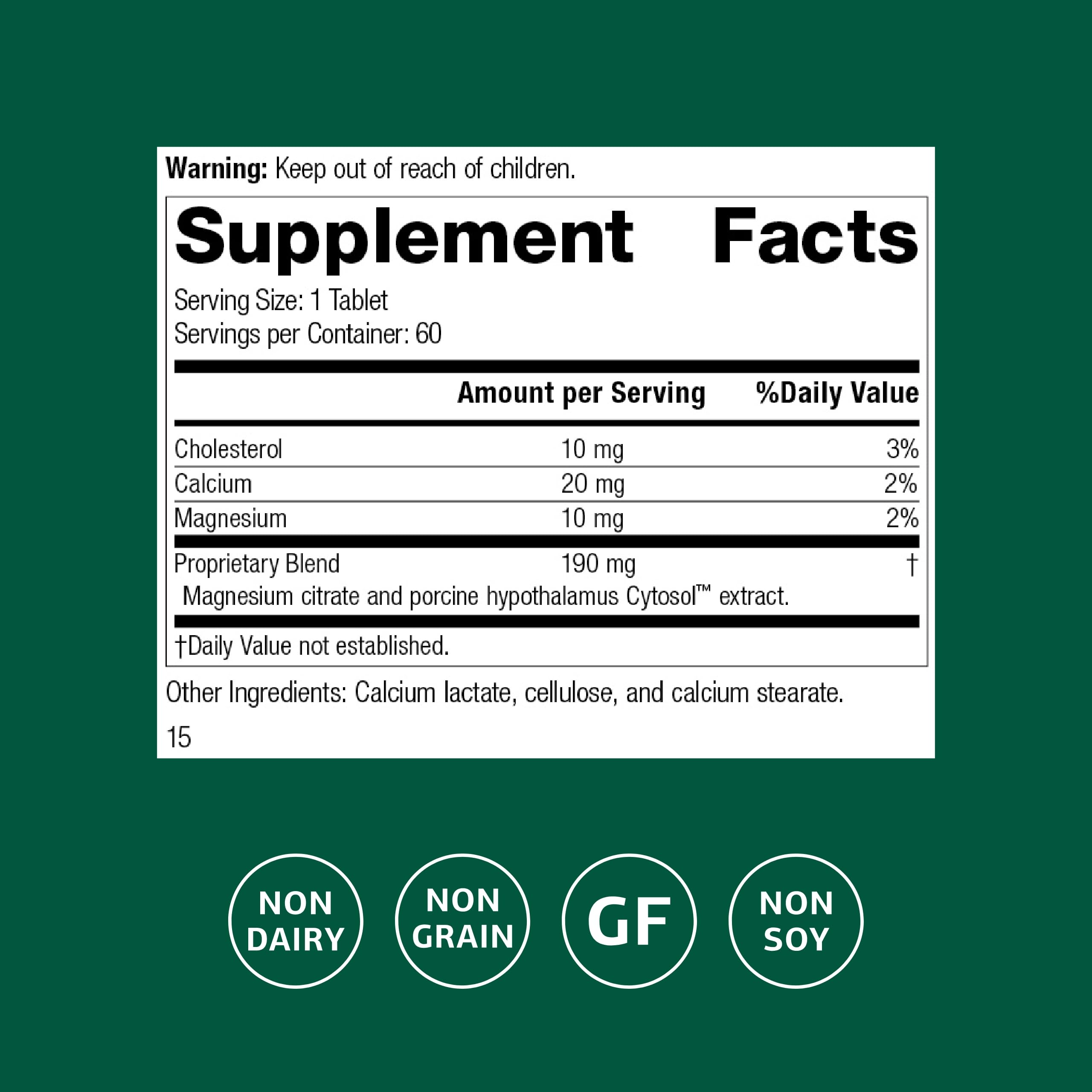 Hypothalmex product label