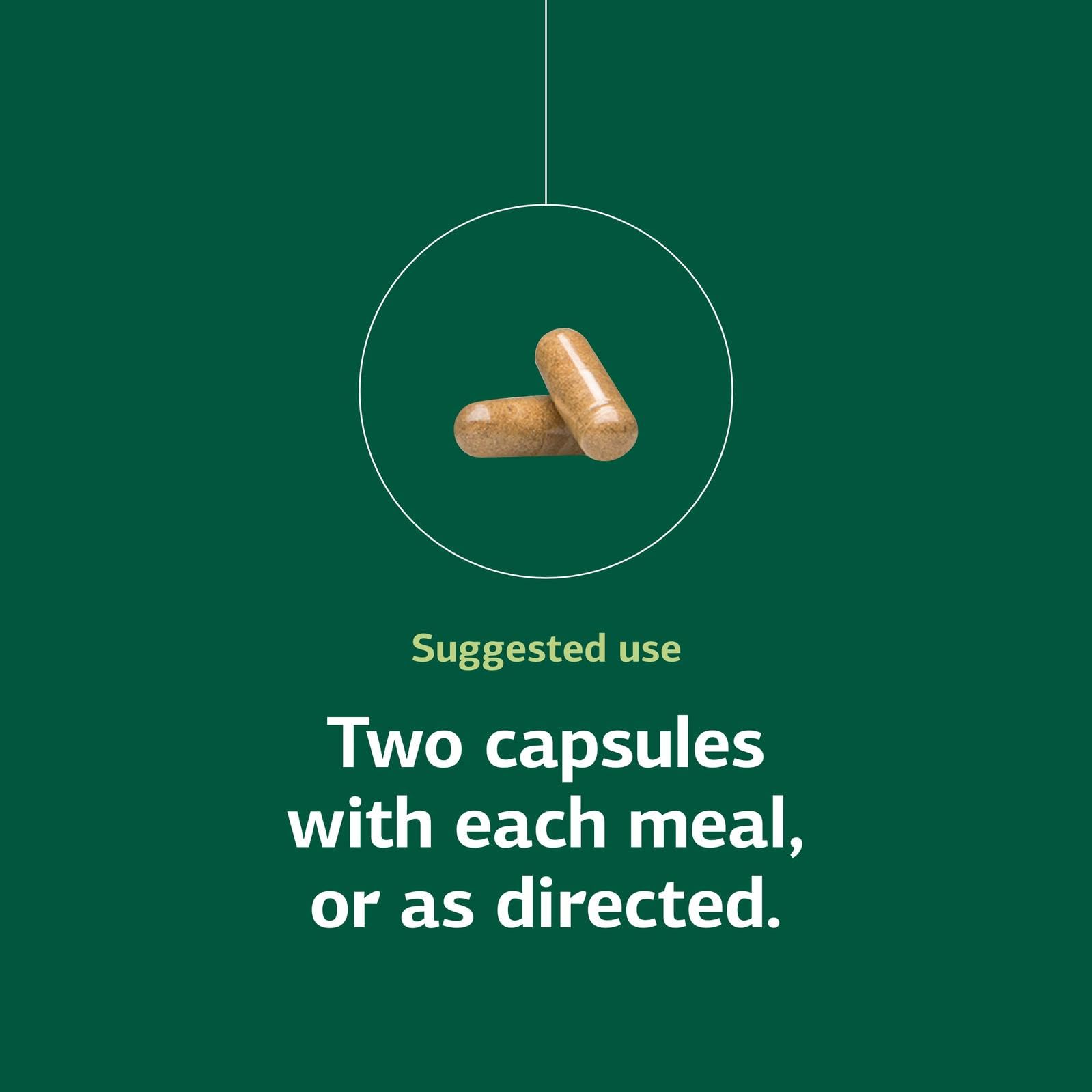 Two Immuplex capsules close-up on white background