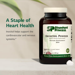 Label close-up of Standard Process Inositol Powder