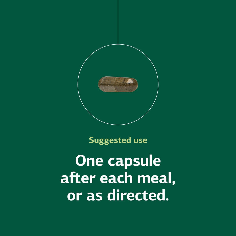 90 capsules bottle view for Okra Pepsin E3