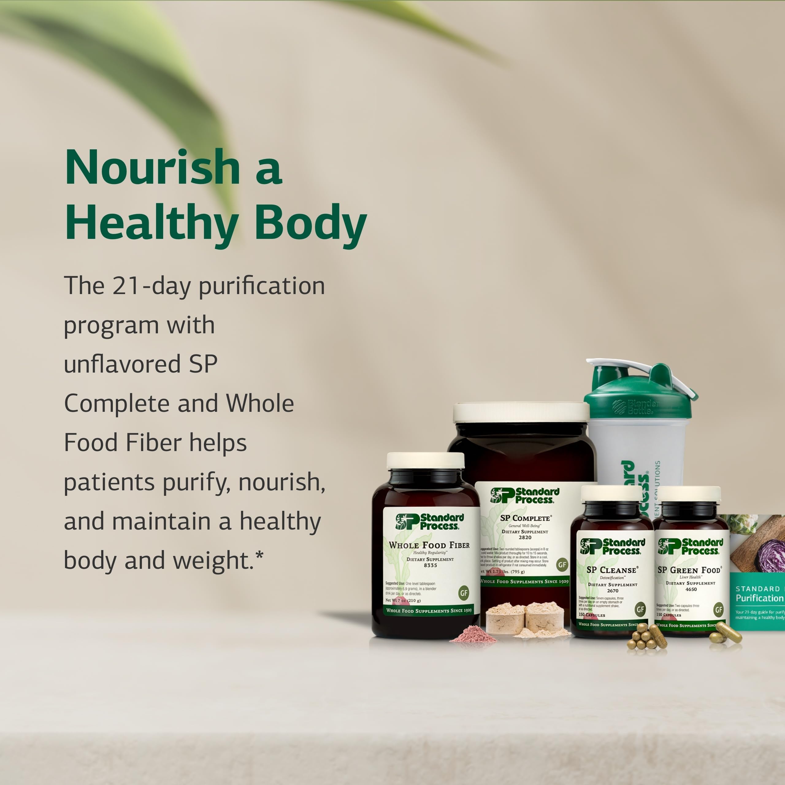 Standard Process SP Cleanse pack for a gentle 21-day detox routine.