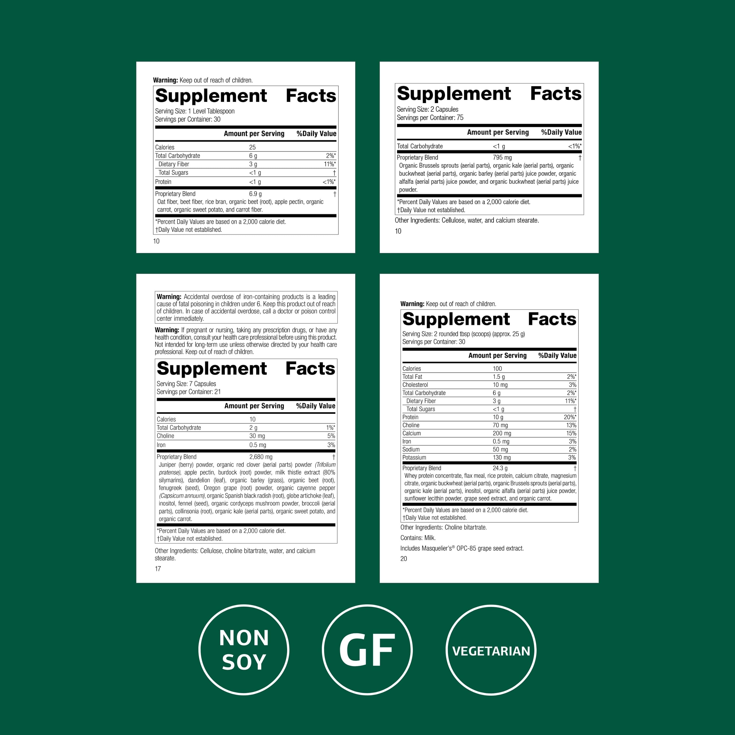 SP Complete whole-food nutrition supplement packaging