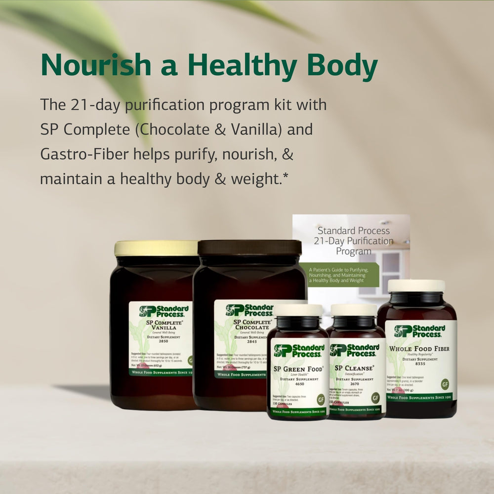 Two servings of Whole Food Fiber included in the kit
