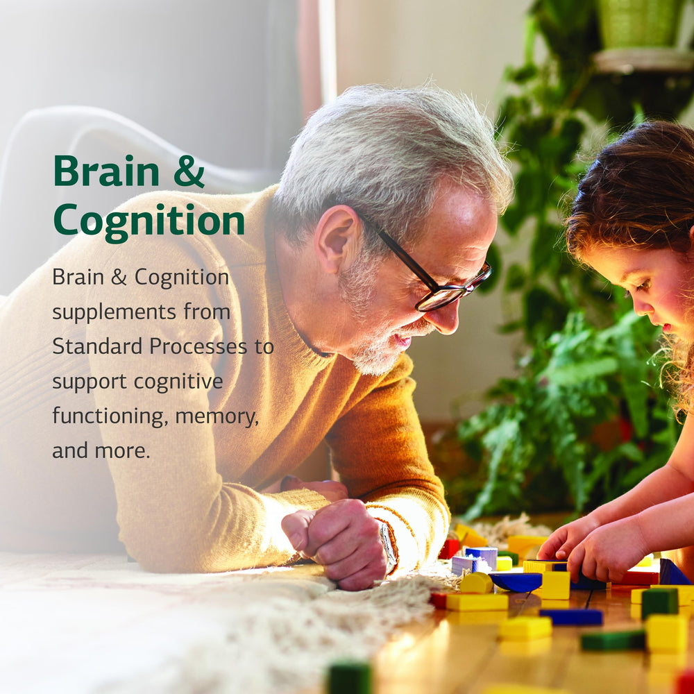 Brain health emphasis image for the soy lecithin supplement