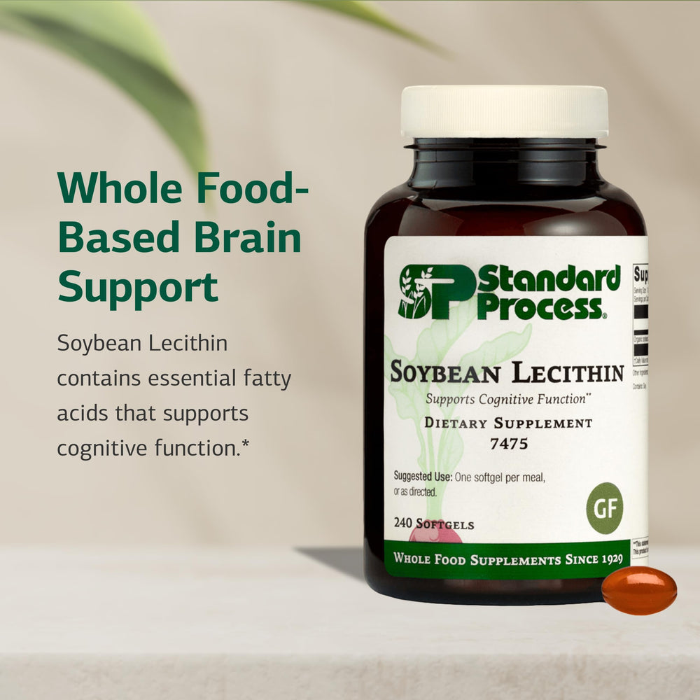 Usage/dosage guidance showing 3 softgels per day